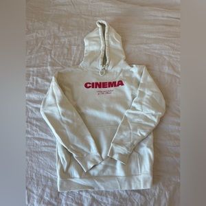 The Marias Cinema Cozy Hoodie Merch (White / Cream, Size Small)